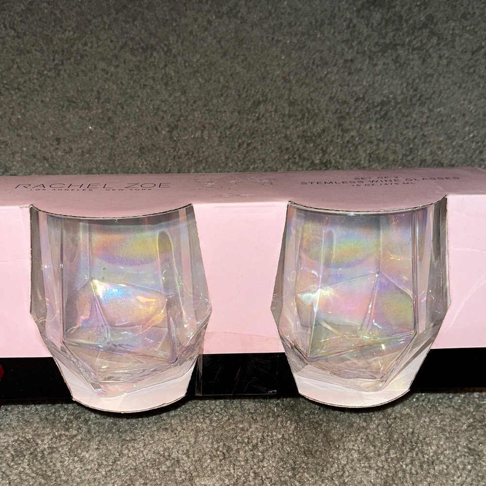 Rachel Zoe Iridescent Faceted Glasses